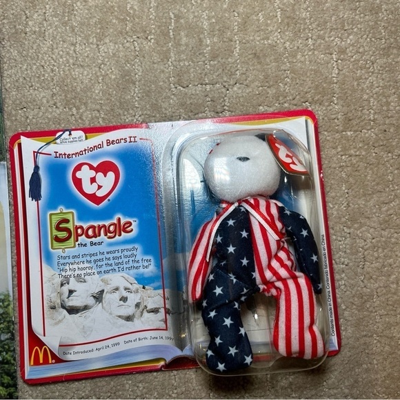 Set of three vintage 1990s beanie baby bears from McDonald’s - Picture 3 of 8